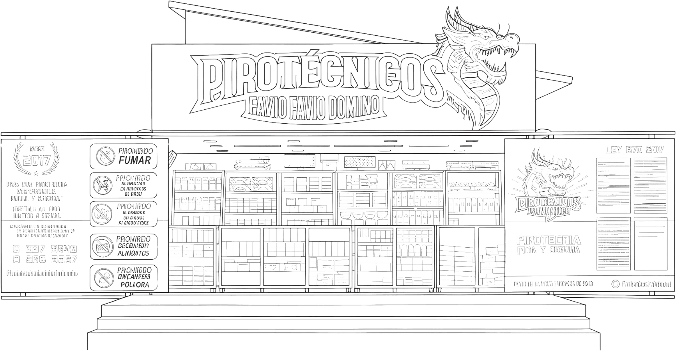 Exhibición Premium de Pólvora